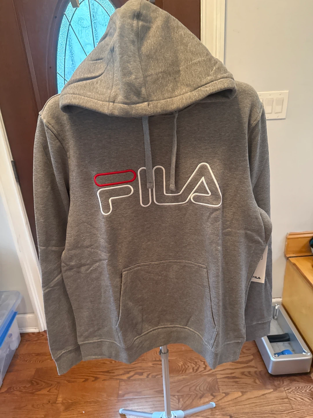 FILA Men's Grey Hoodie - photo 2