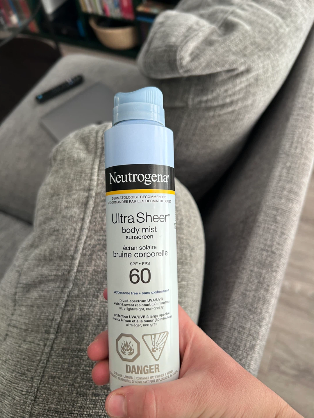 Neutrogena Ultra Sheer Body Mist Sunscreen SPF 60