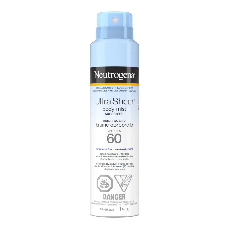 Neutrogena Ultra Sheer Body Mist Sunscreen SPF 60 - photo 3