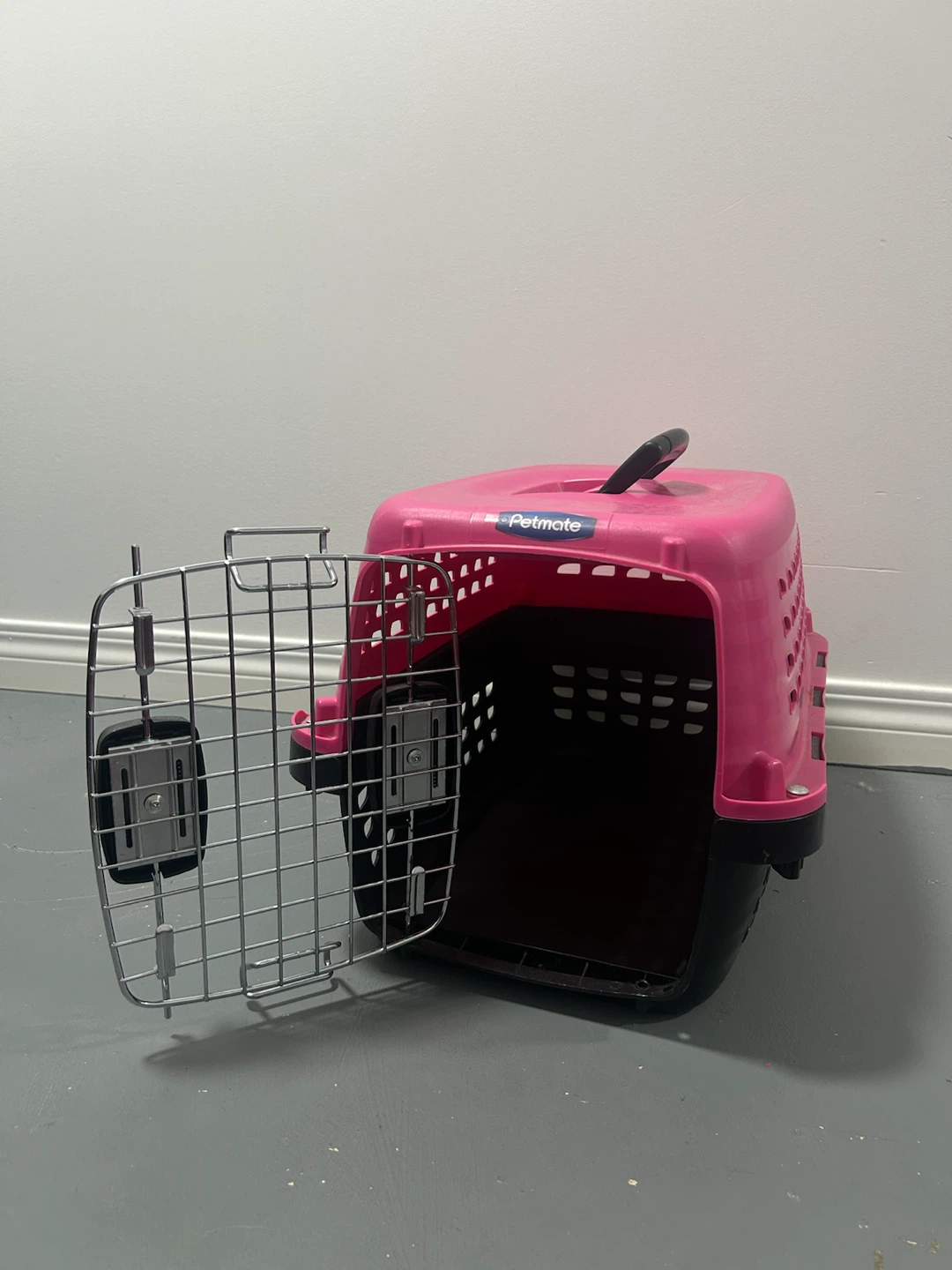 Petmate Pink and Black Dog/Cat Carrier