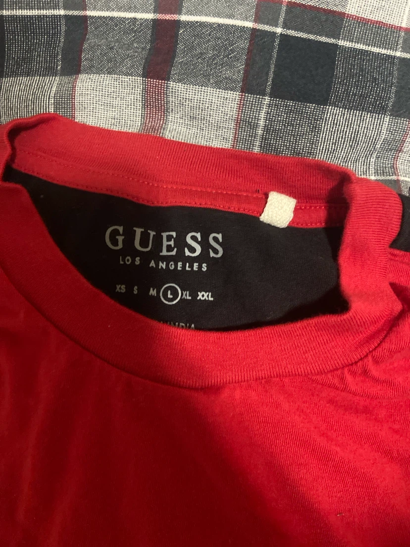 Guess Los Angeles Red and Black T-Shirt - photo 3