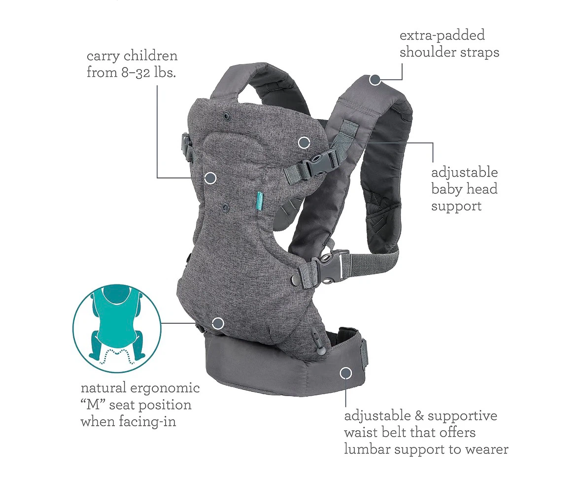 Infantino Baby Carrier and Baby Blanket