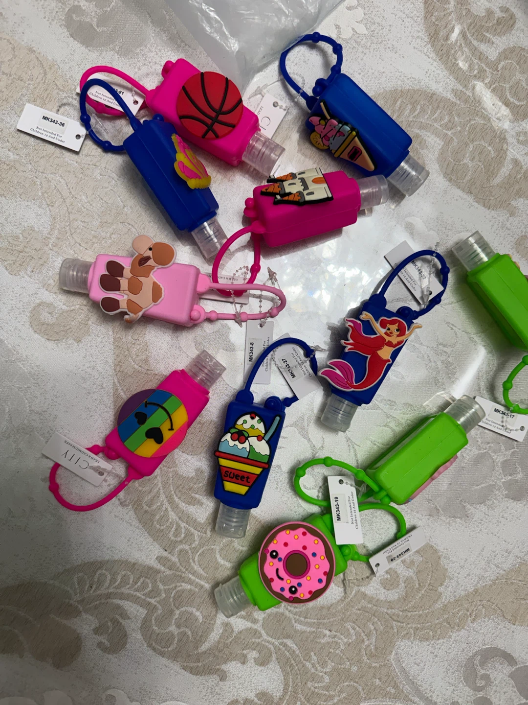 Set of 11 Decorative Hand Sanitizer Holders