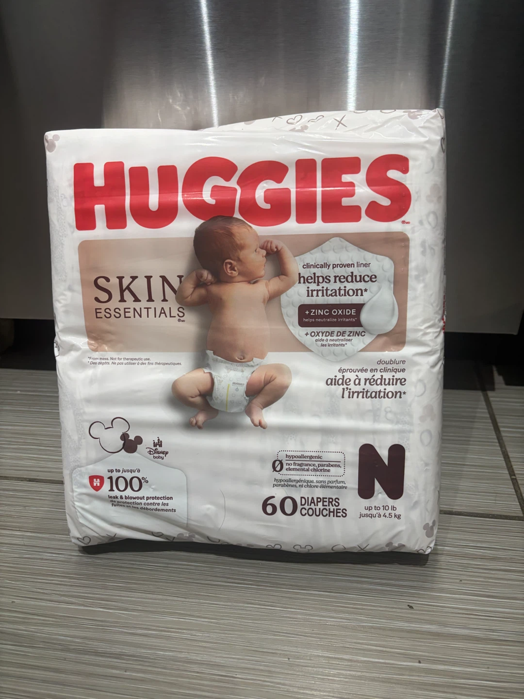Huggies Skin Essentials Newborn Diapers - 60 Count