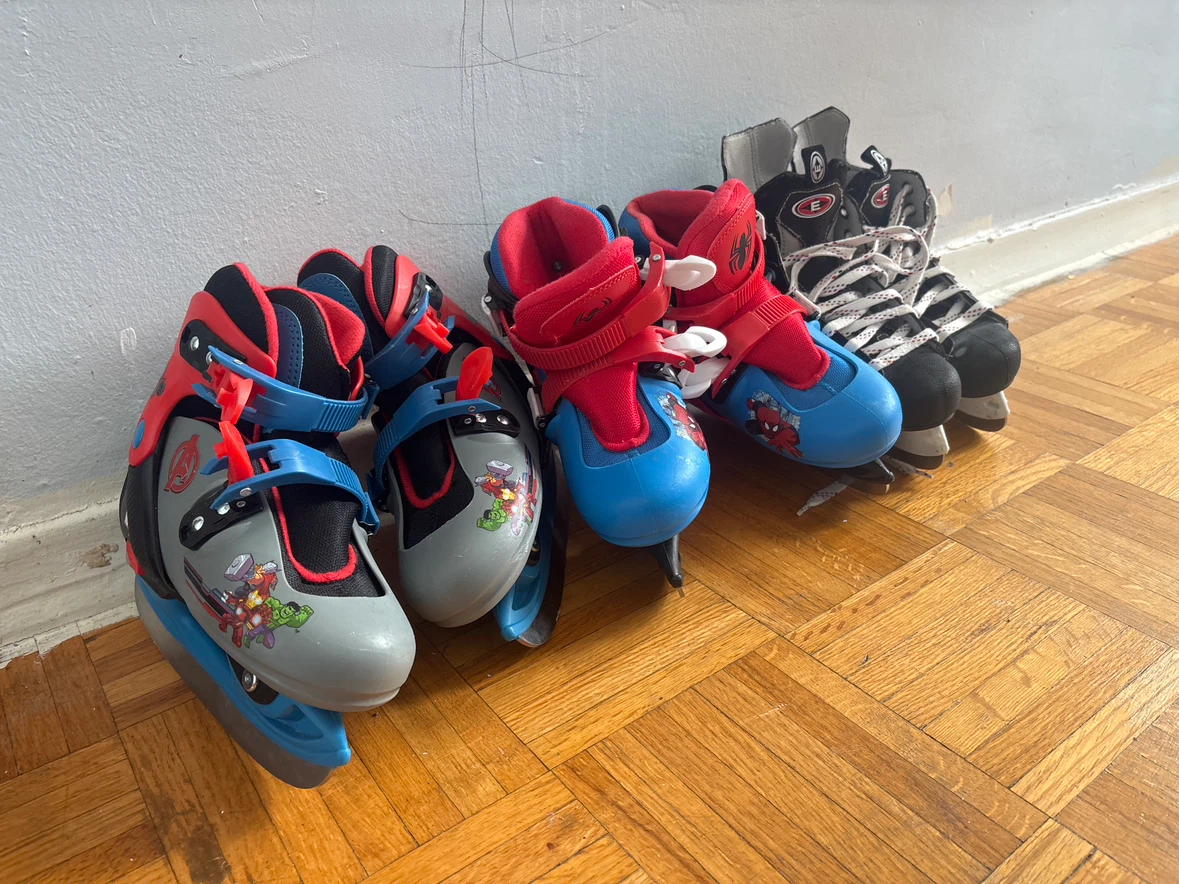 Bauer Hockey Helmets and Ice Skates - photo 3