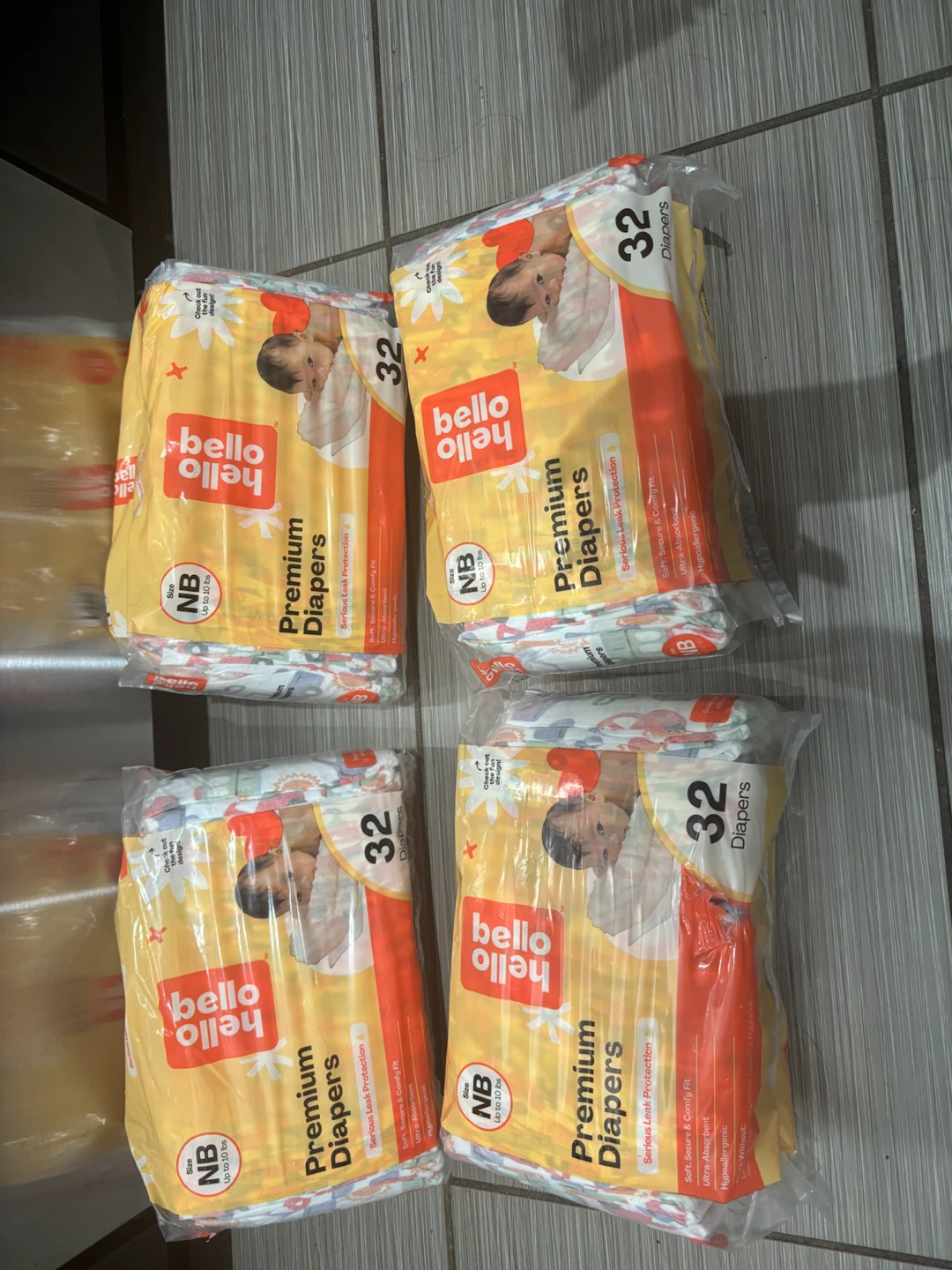 Hello Bello Premium Diapers Size NB 4 Packs