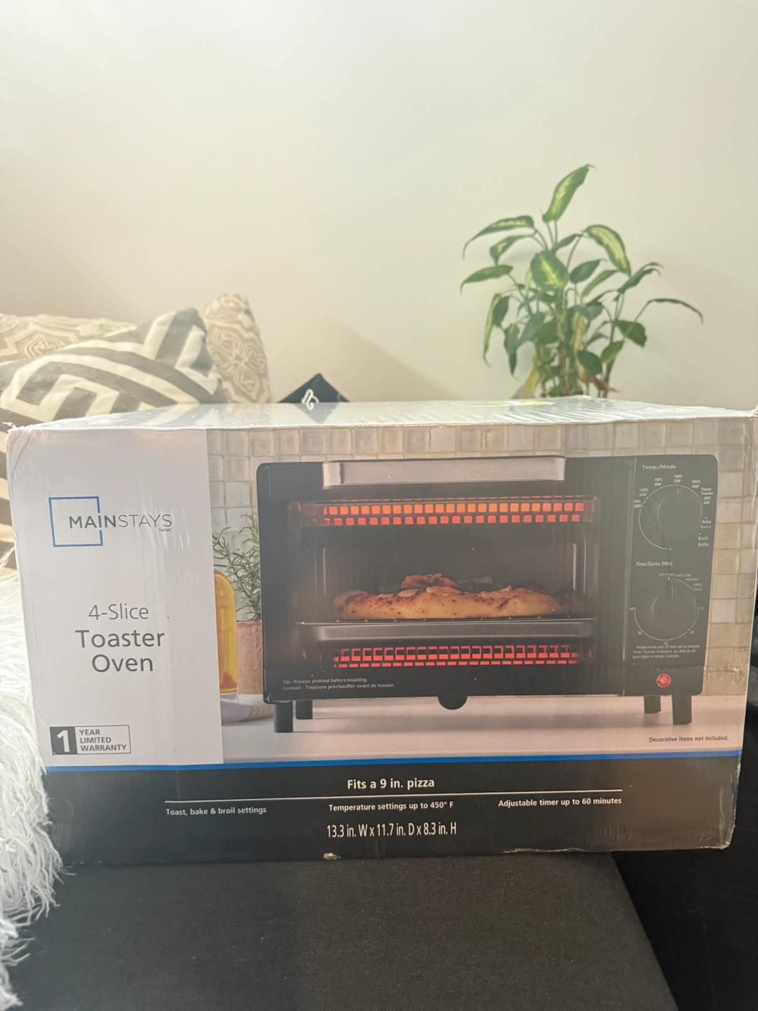 Mainstays 4-Slice Toaster Oven