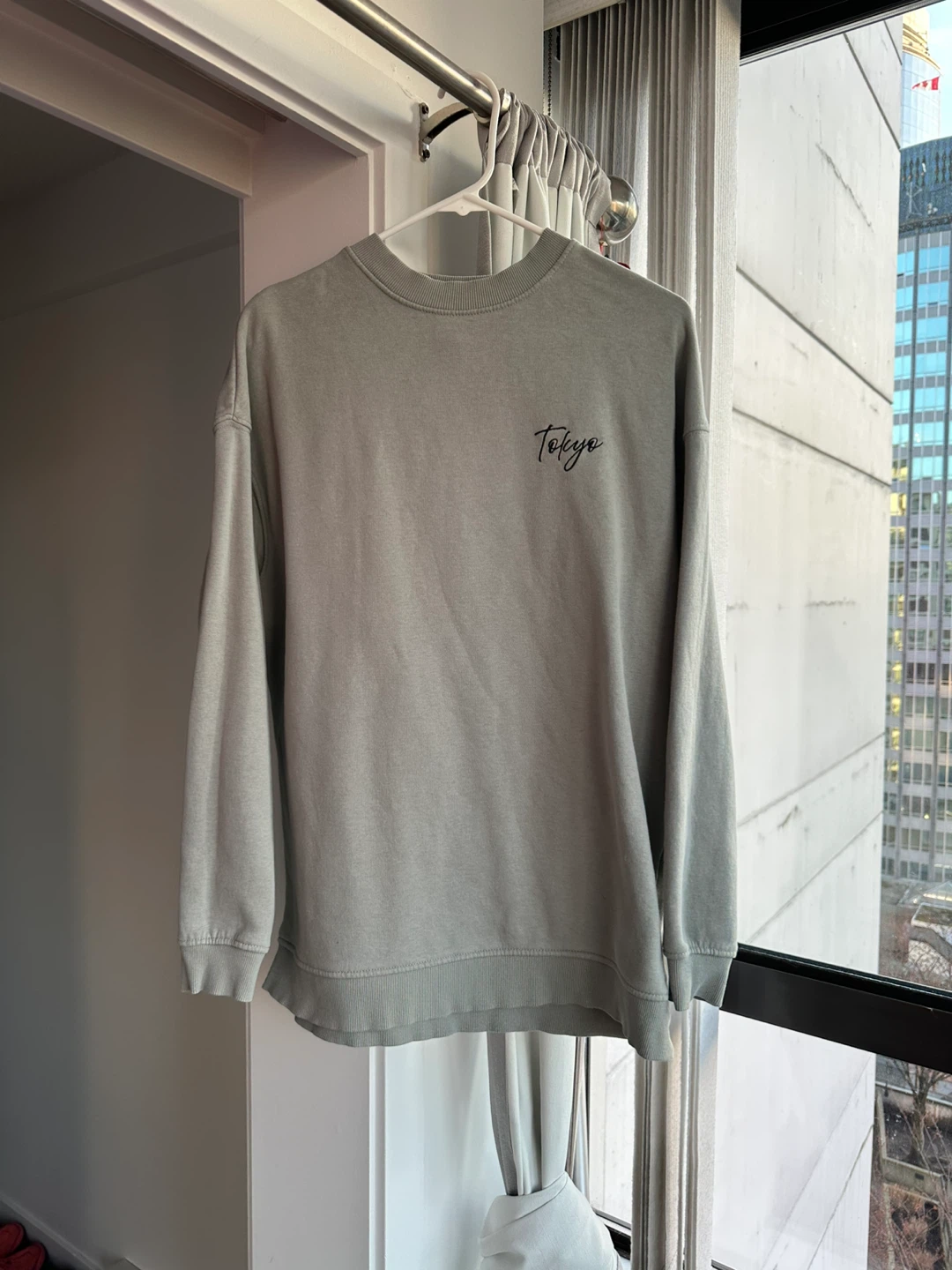 Grey Tokyo Graphic Sweatshirt