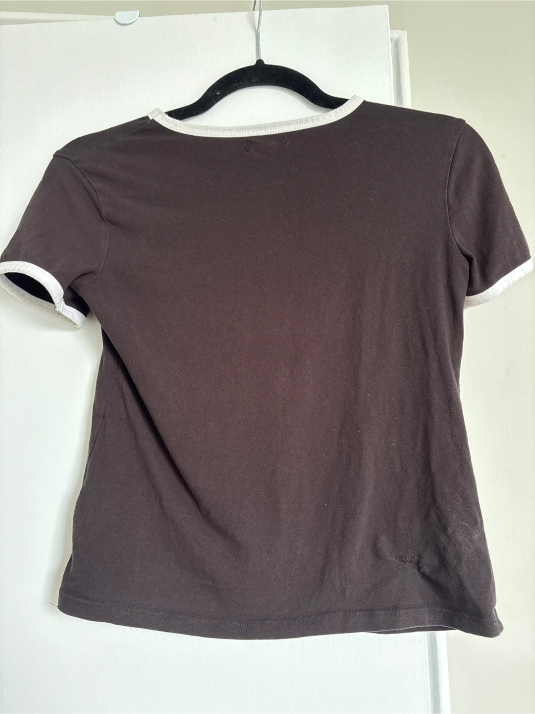 Black Ringer T-Shirt - photo 2