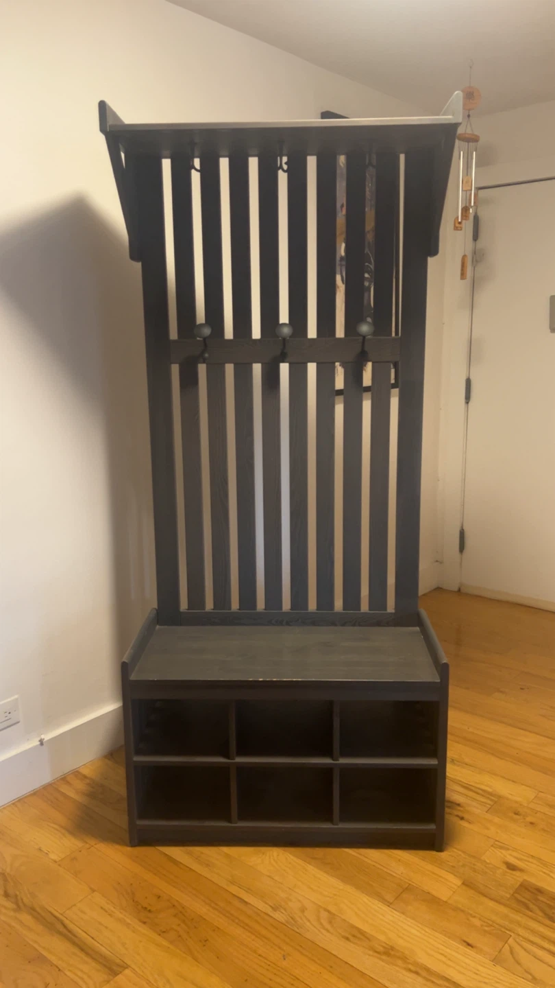 Hall Tree with Bench and Shoe Storage