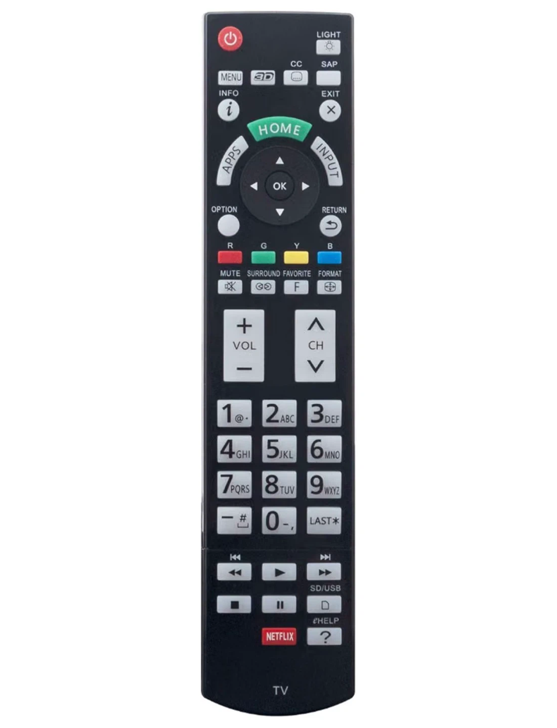 Panasonic TV Remote Control - photo 2