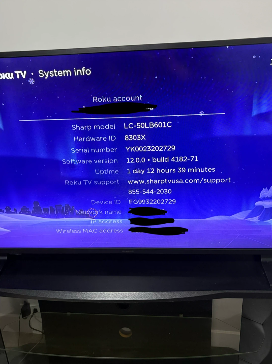 Sharp 50" Roku TV - photo 3
