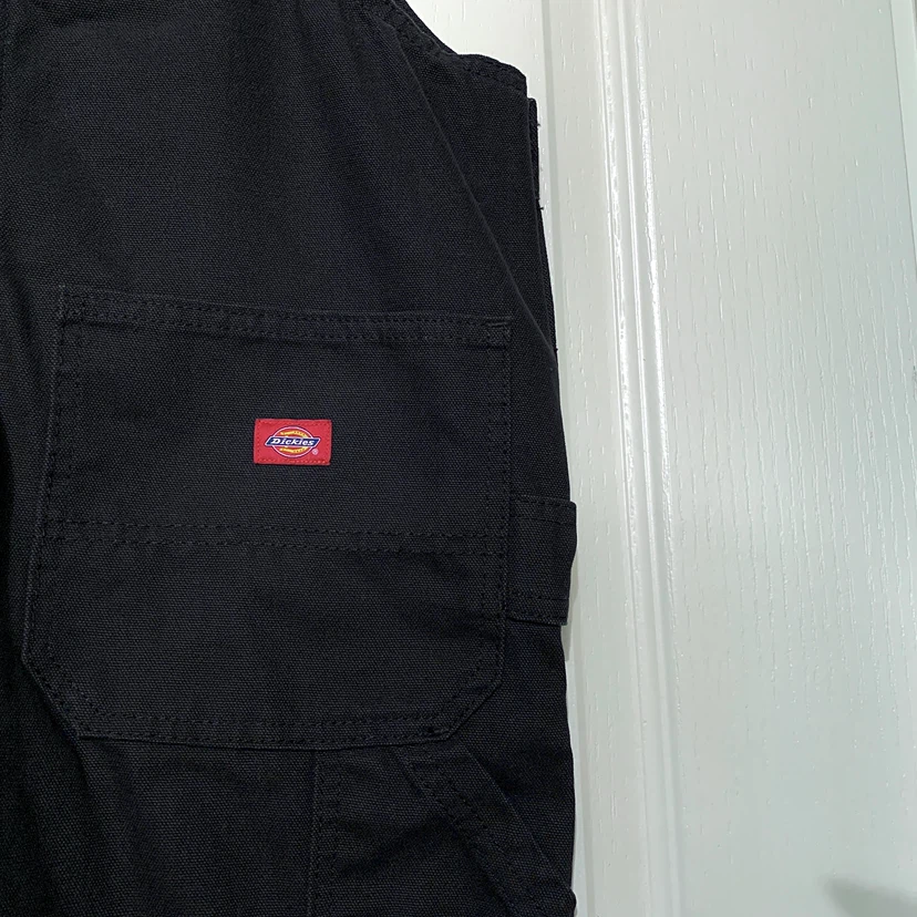 Dickies Womens Black Denim Bib Overalls Size X-Small, Small NEW - photo 5