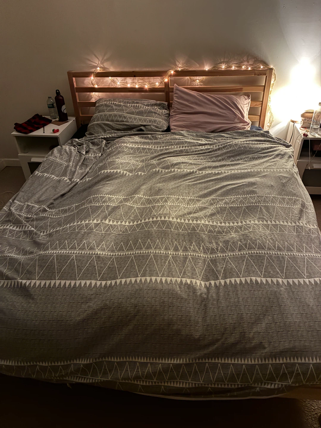 MOVING SALE: IKEA Queen Size TARVA Bed Frame + Mattress