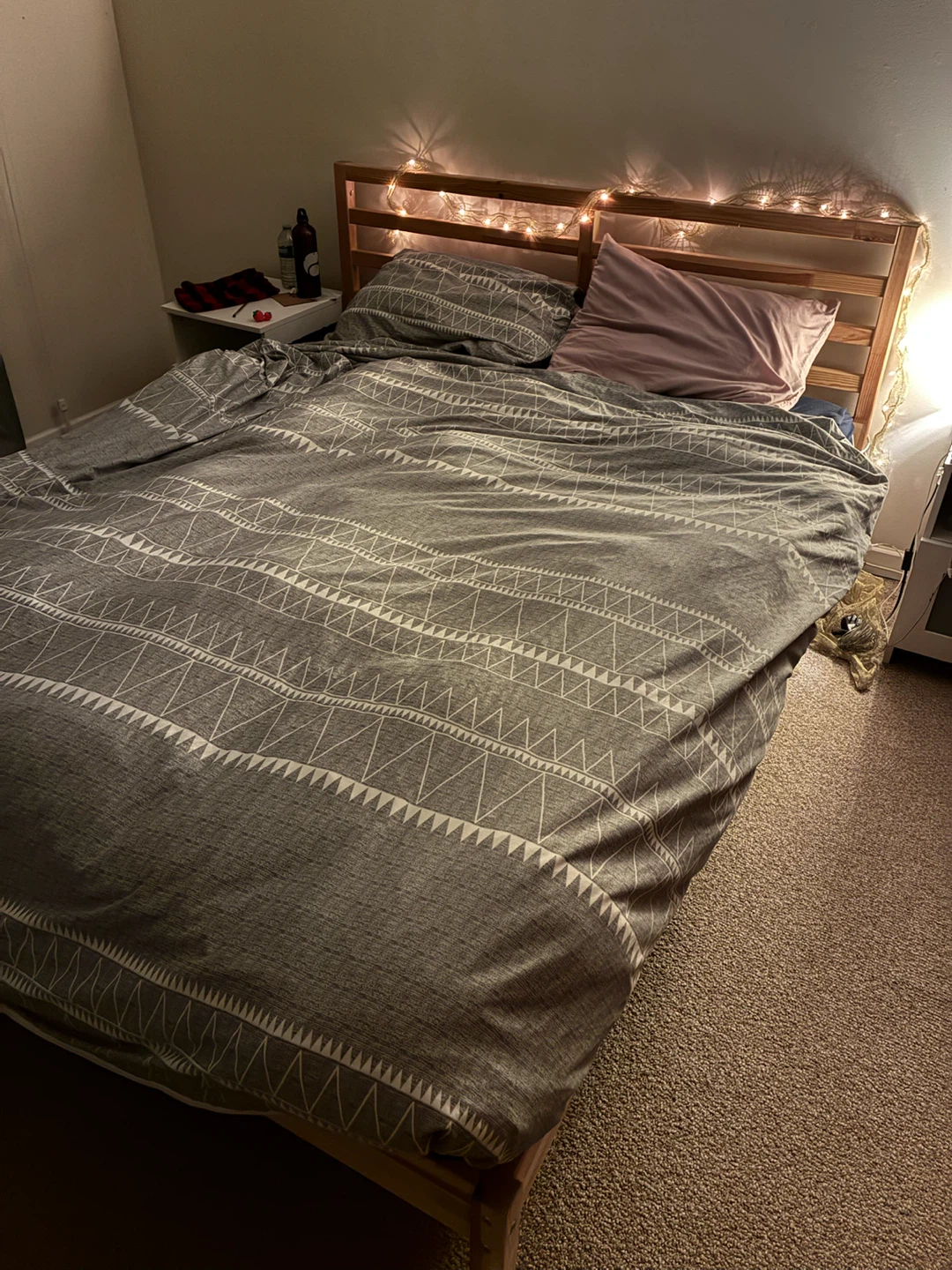 MOVING SALE: IKEA Queen Size TARVA Bed Frame + Mattress - photo 2