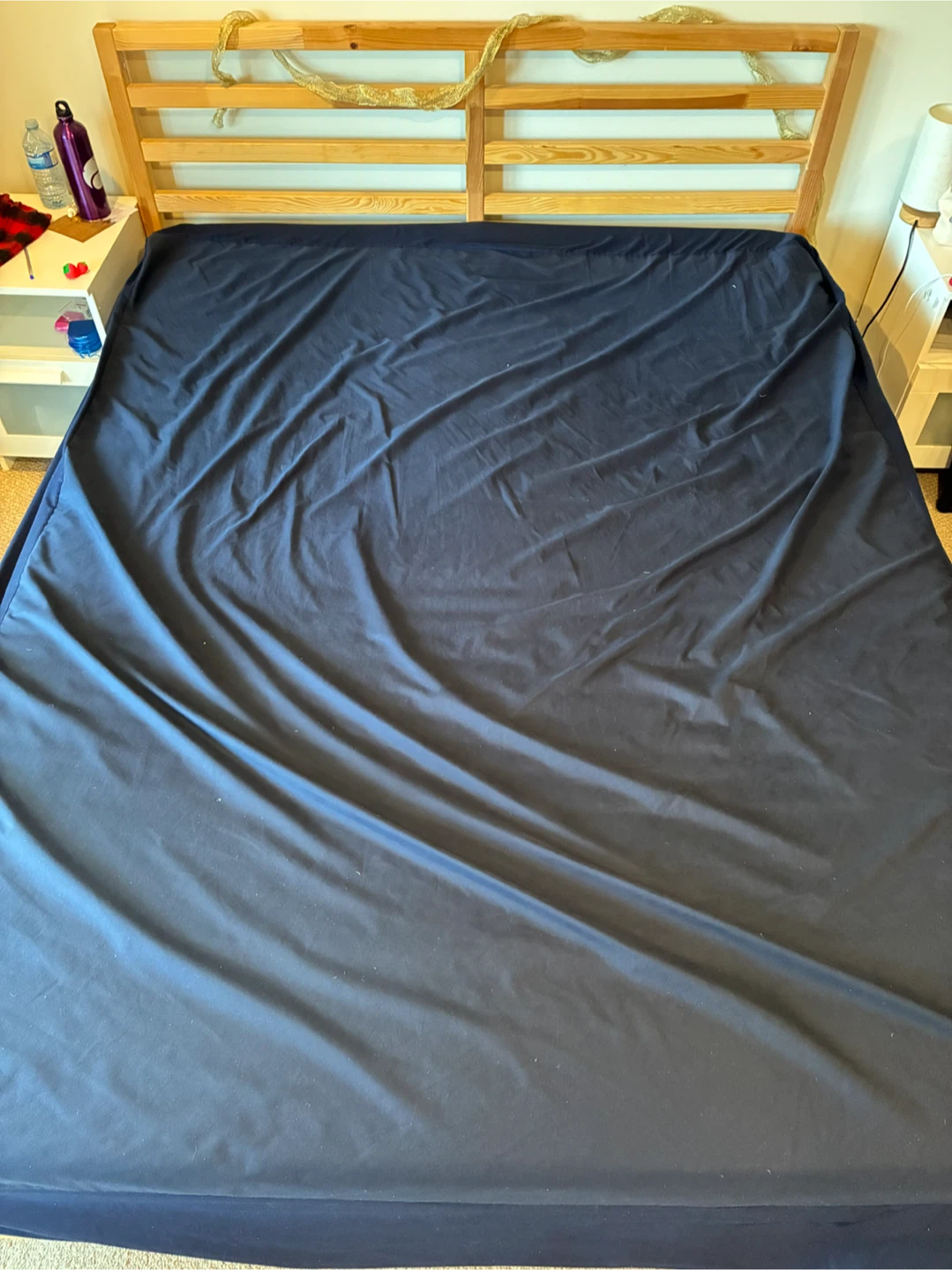 MOVING SALE: IKEA Queen Size TARVA Bed Frame + Mattress - photo 4