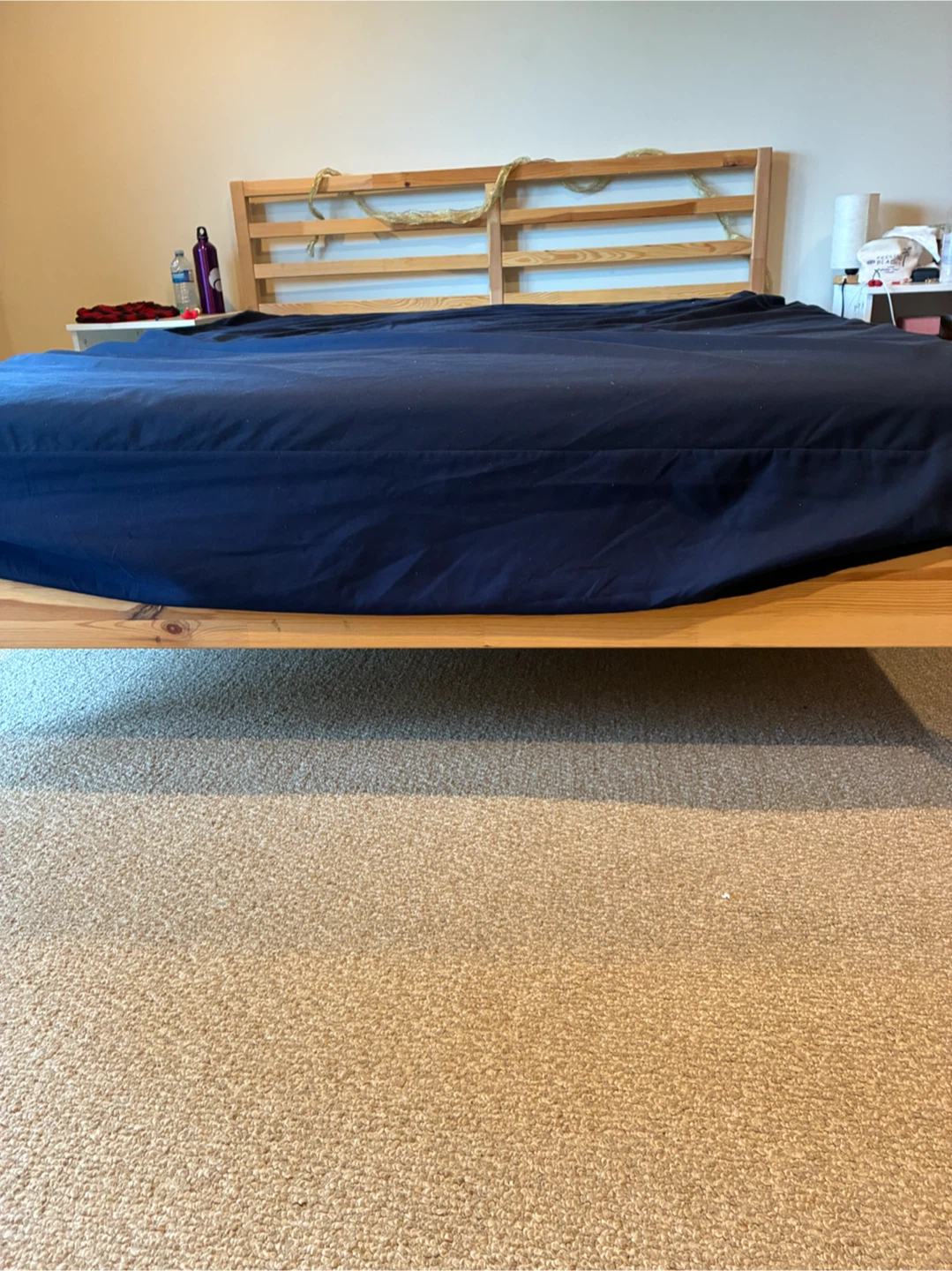 MOVING SALE: IKEA Queen Size TARVA Bed Frame + Mattress - photo 5