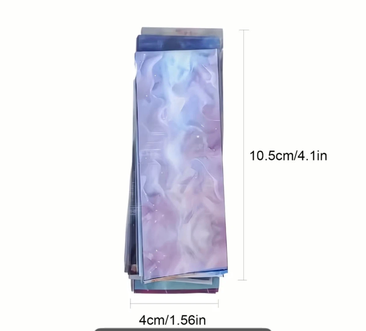 10-Pack Marble Pattern Nail Art Transfer Foils - photo 3