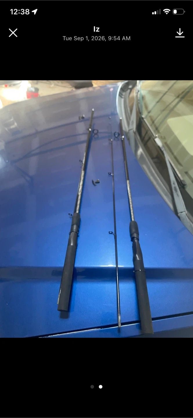 Brand new Two-piece spinning fishing rod