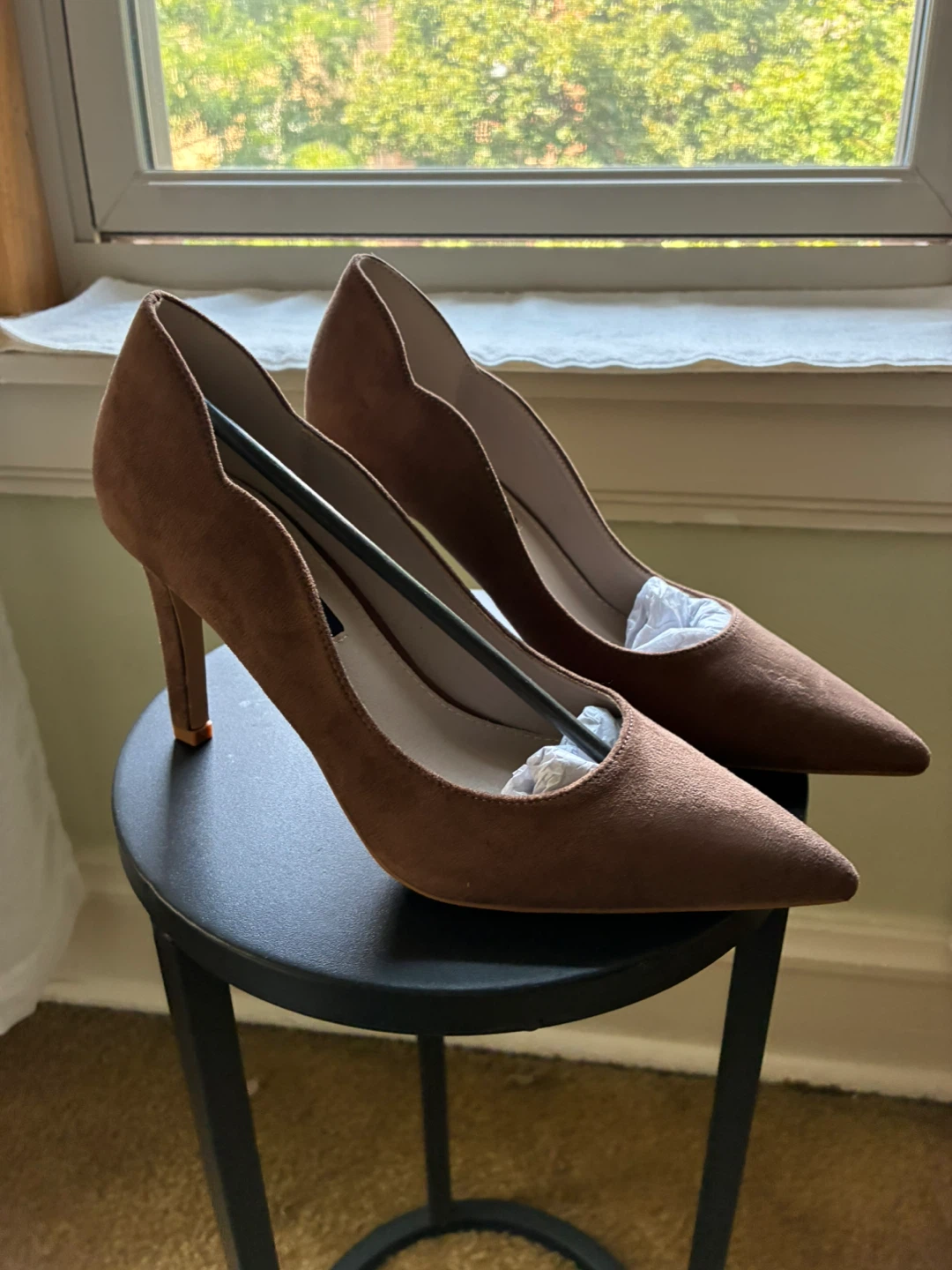 French Connection Brown Suede Pumps US 7.5