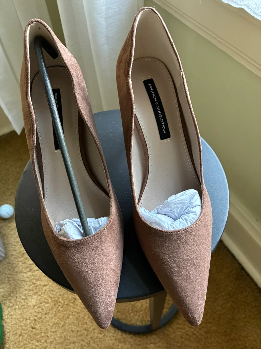 French Connection Brown Suede Pumps US 7.5 - photo 2