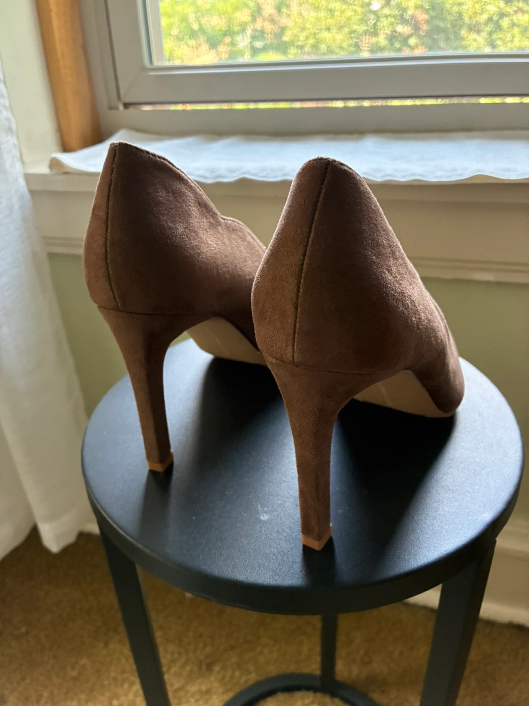 French Connection Brown Suede Pumps US 7.5 - photo 3