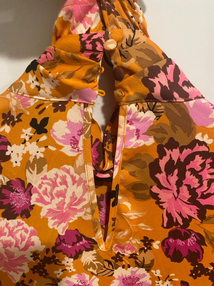 Floral Print Long Sleeve Dress - photo 5