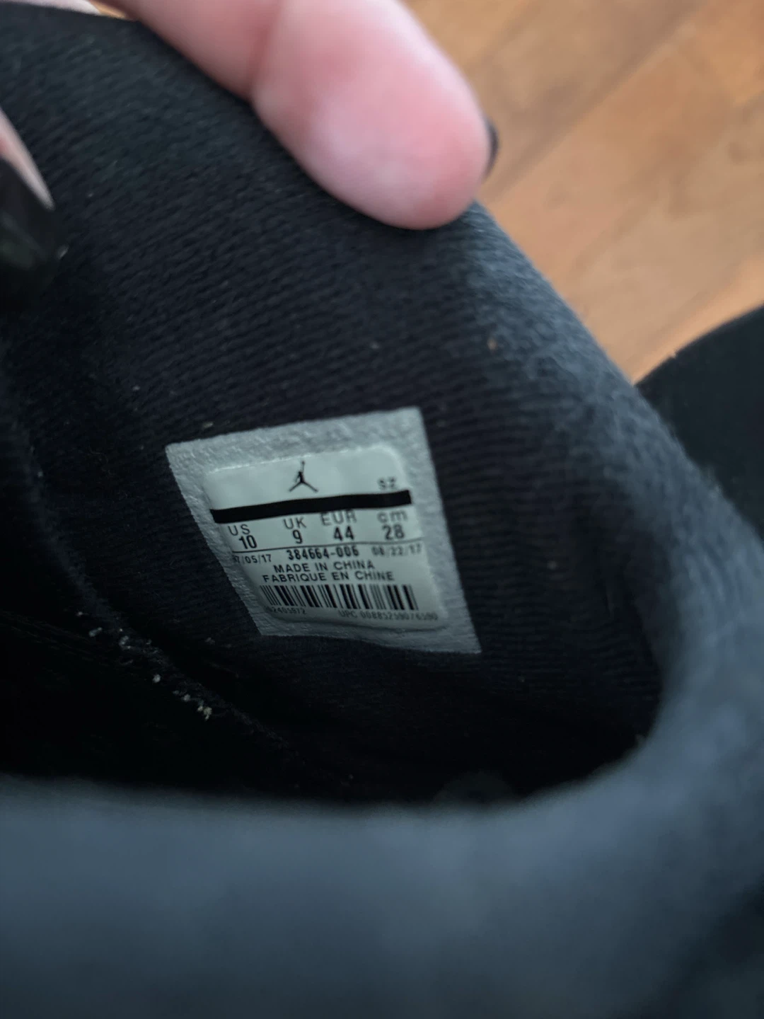 Air Jordan 6 Retro Black University Blue Sneakers - photo 4