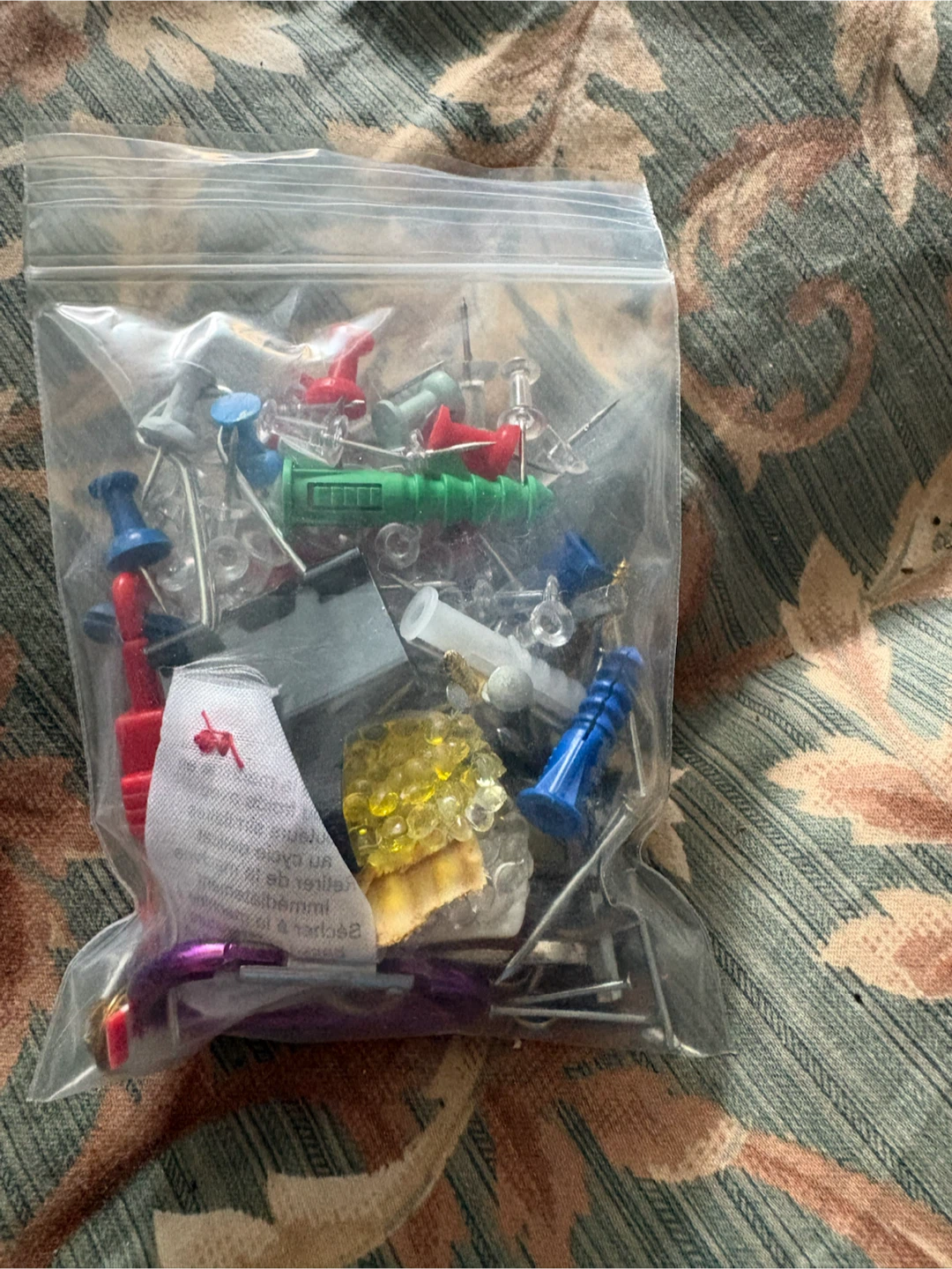 Assorted Hardware and Push Pins Bag - photo 3