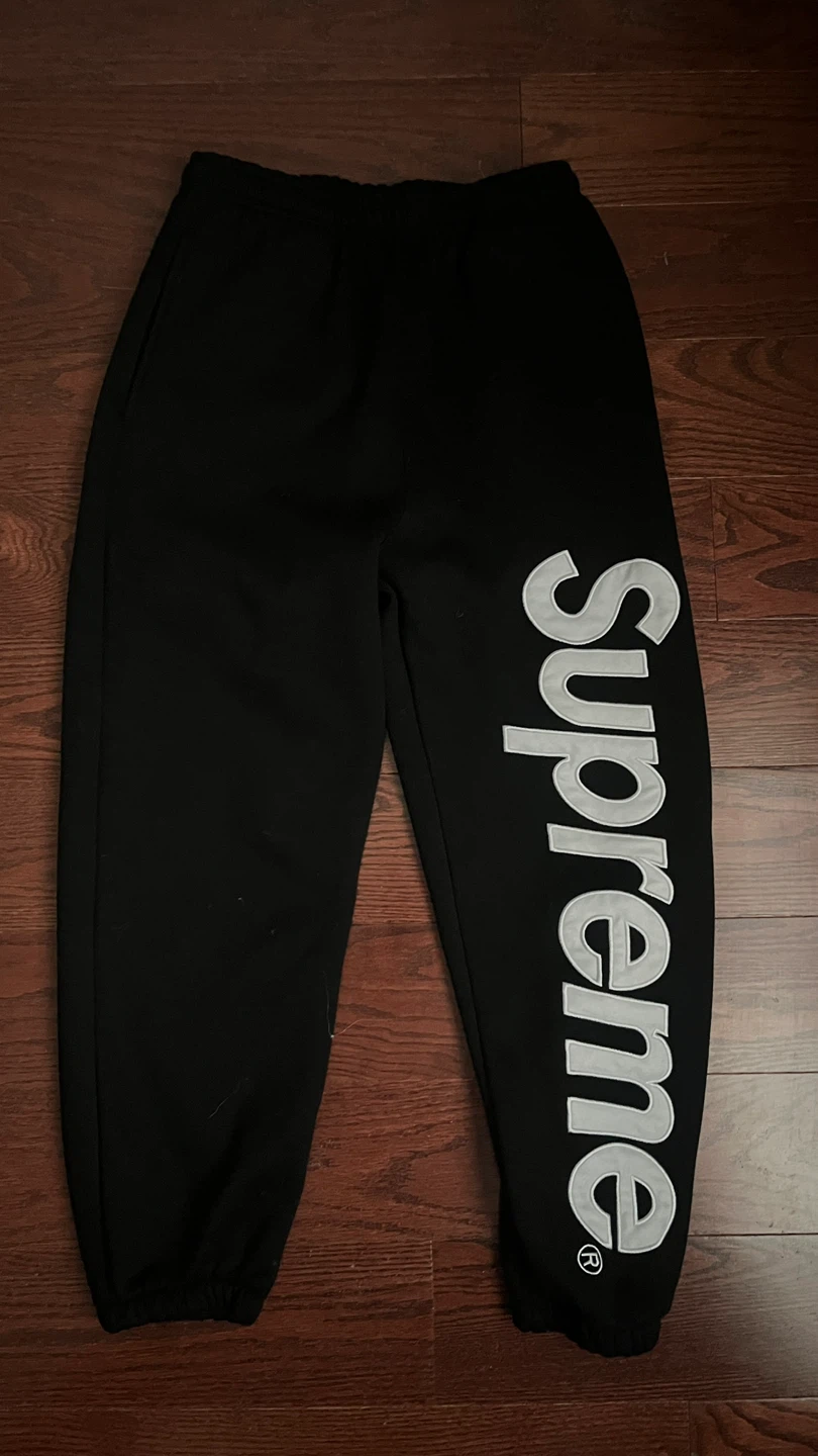 Supreme Black Sweatpants