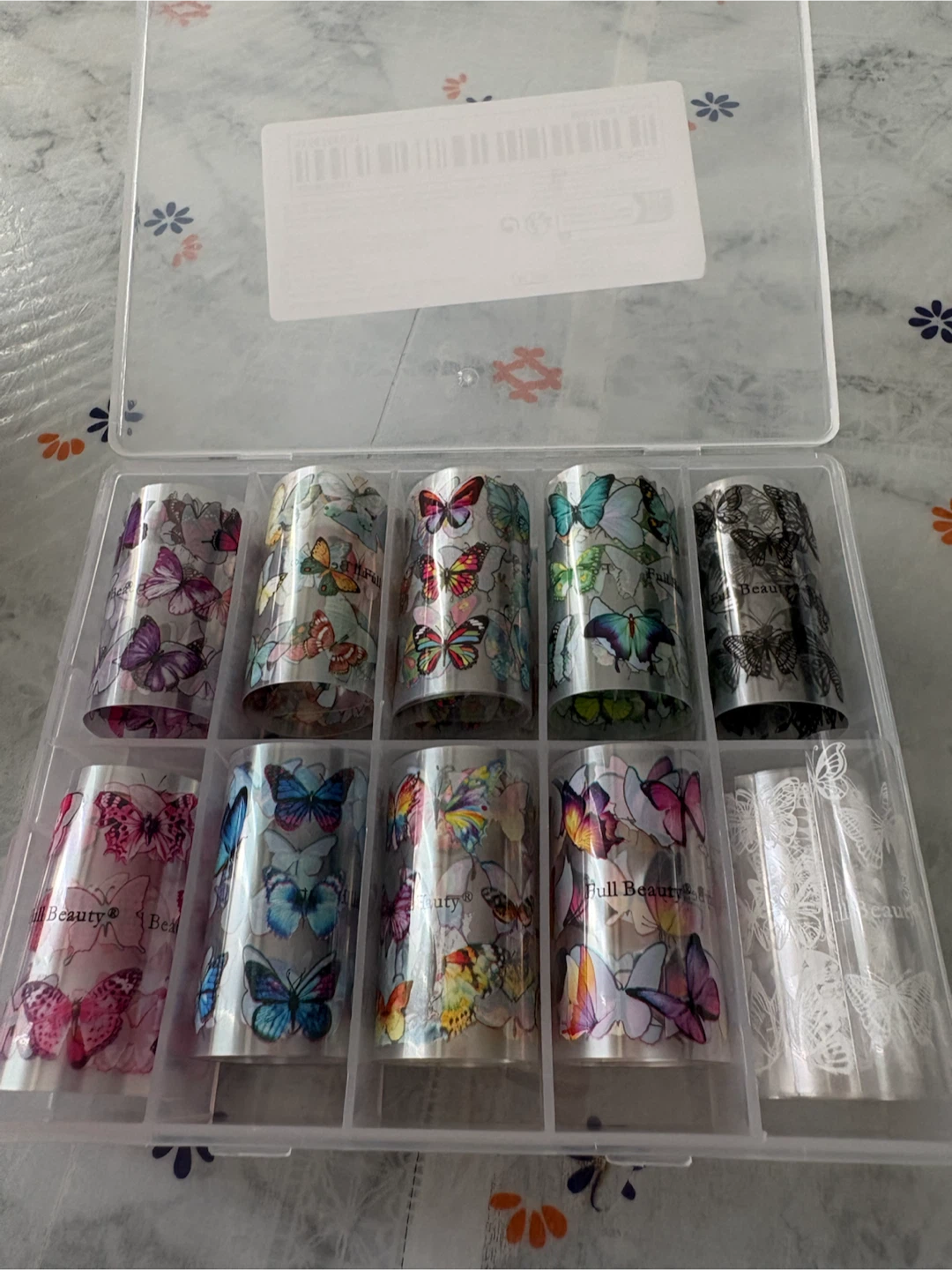Butterfly Nail Art Transfer Foil Set - photo 2