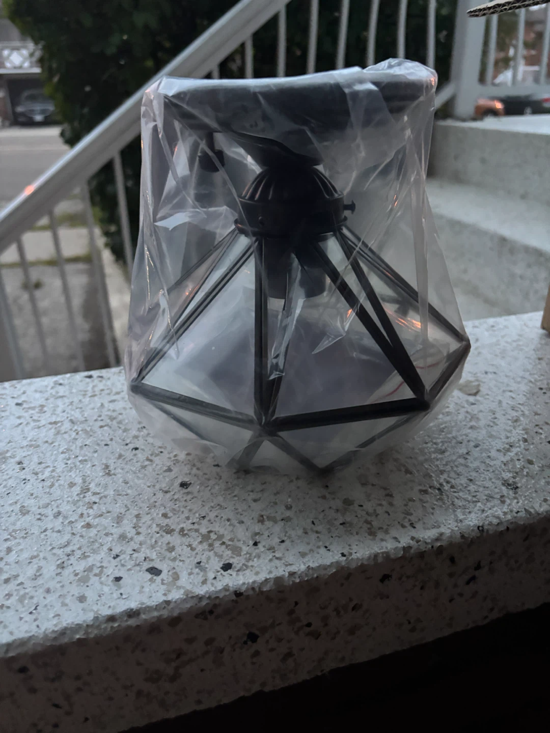 Geometric Metal Ceiling Light Fixture