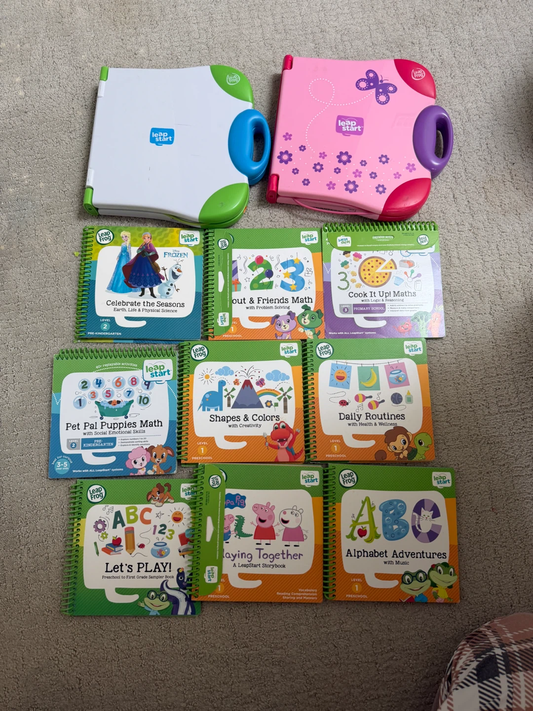 LeapFrog LeapStart Interactive Systems and 9 Books