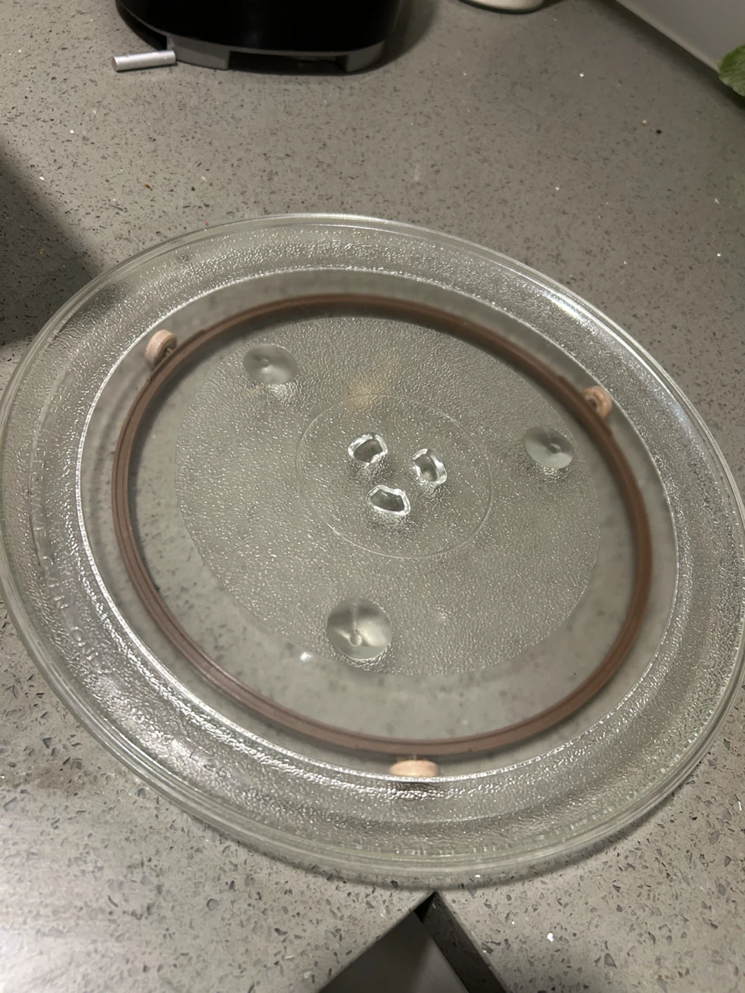 Glass Microwave Turntable Plate with Roller Ring