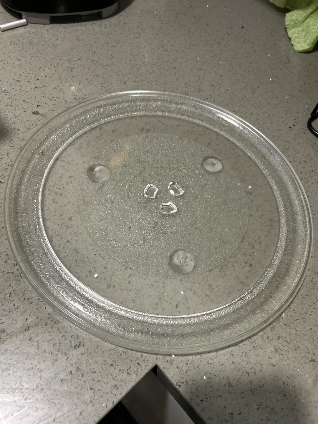 Glass Microwave Turntable Plate with Roller Ring - photo 4