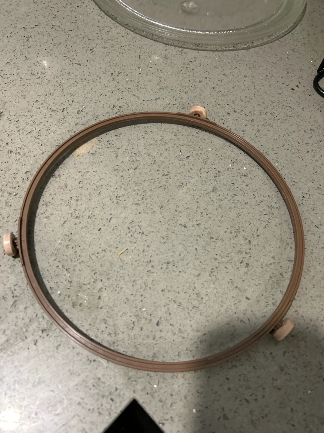 Glass Microwave Turntable Plate with Roller Ring - photo 5