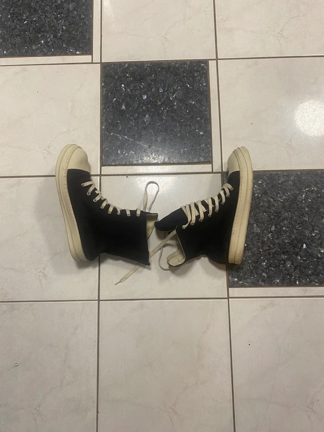 Rick Owens High-Top Sneakers - photo 3
