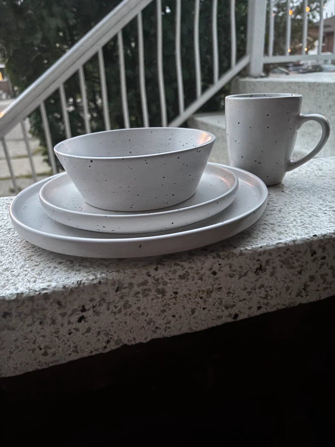 Stone + Lain speckled stoneware place setting - photo 2