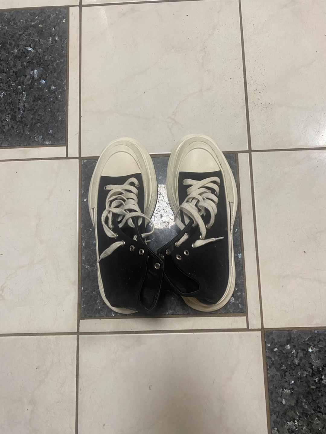Alexander McQueen Black High Top Sneakers