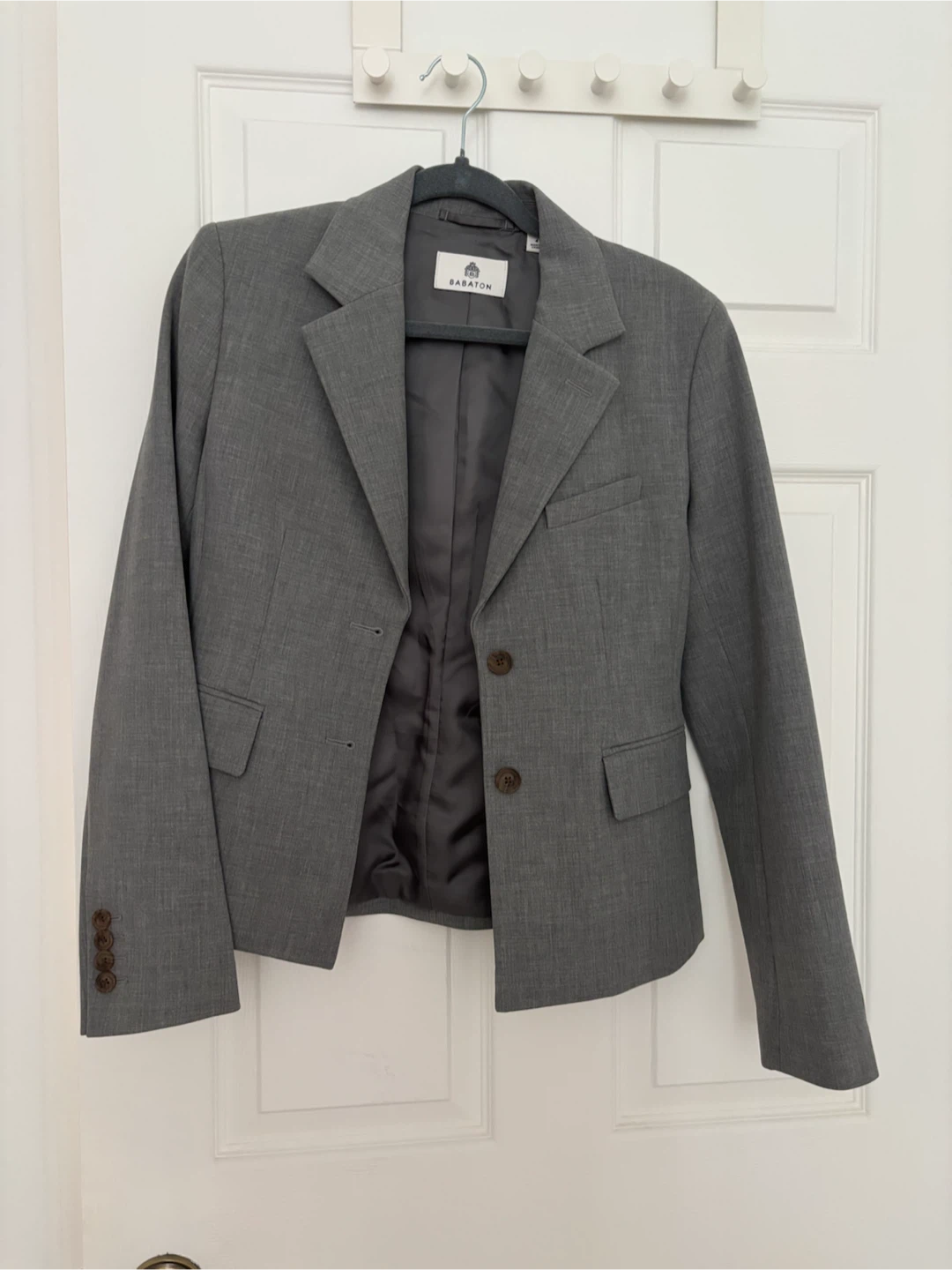 Babaton grey suit size 4 - photo 3