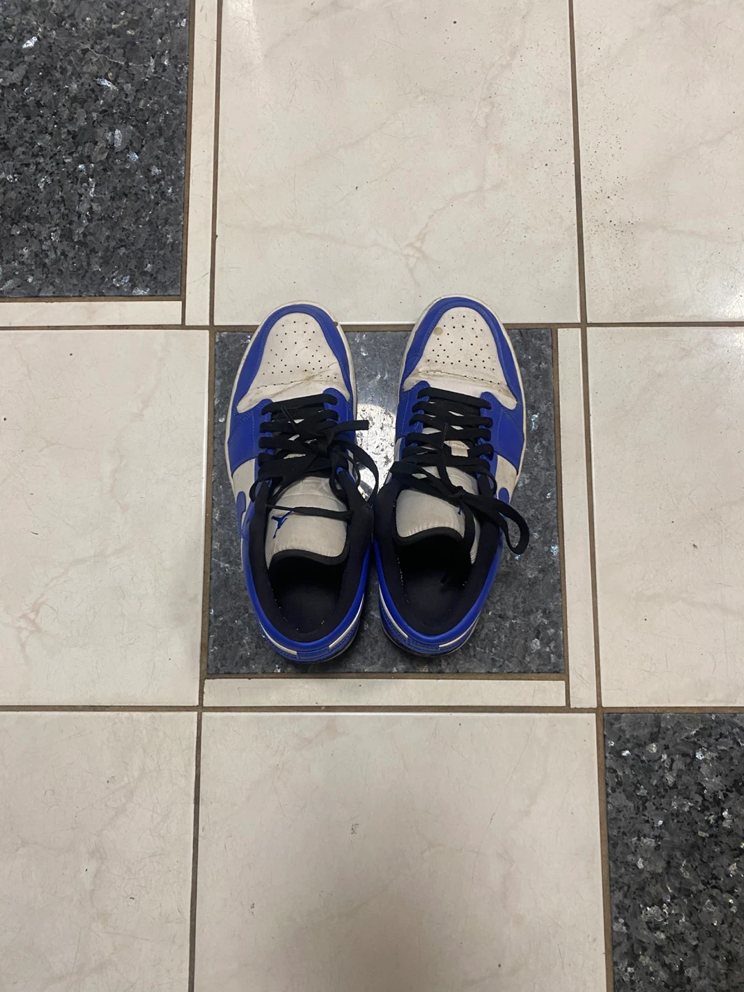 Nike Air Jordan 1 Low Royal Blue White Men's Sneakers