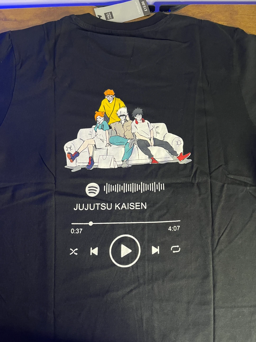 Jujutsu Kaisen Anime Black T-Shirt - photo 3