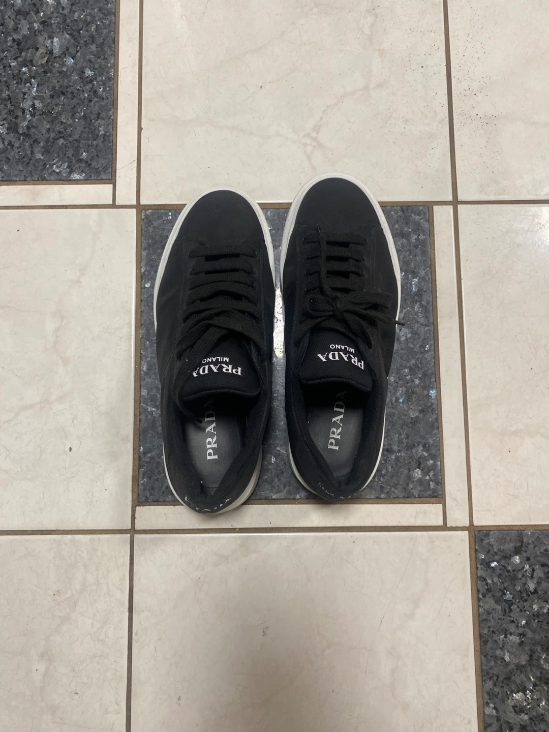 Prada Milano Black Sneakers
