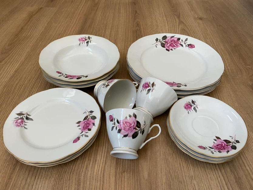 Vintage Rose China Tea Set - photo 2