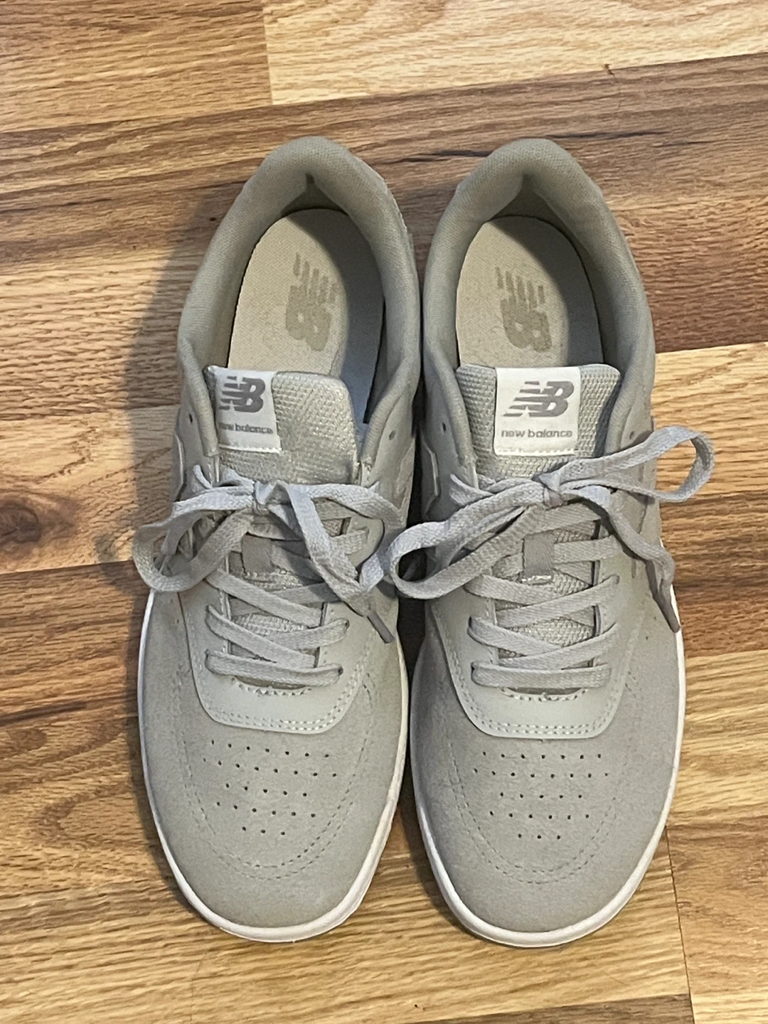 New Balance Grey Suede Sneakers