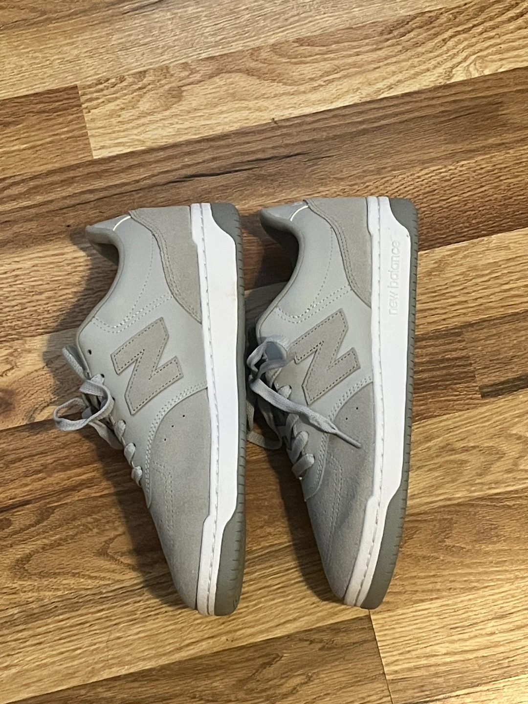 New Balance Grey Suede Sneakers - photo 3