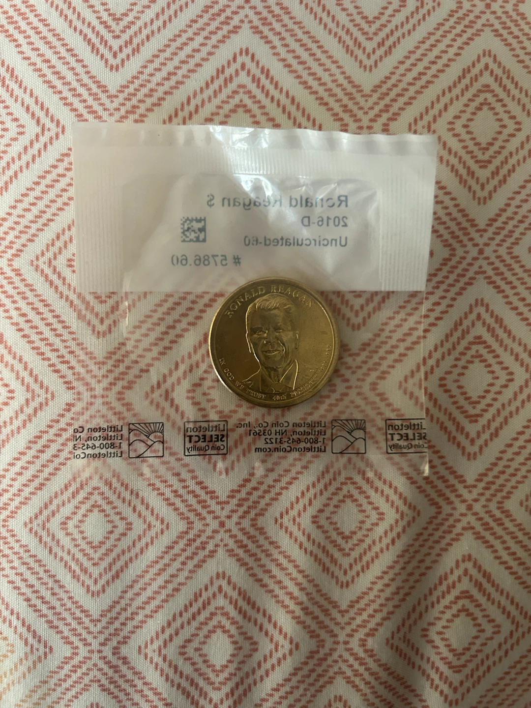 2016-D Ronald Reagan Presidential Dollar Coin
