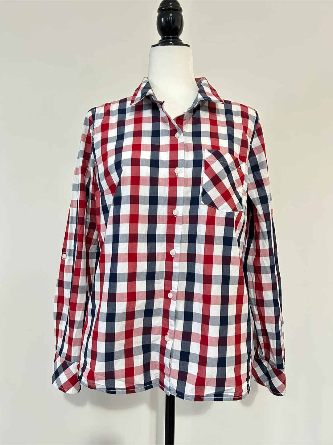 M - Tommy Hilfiger Plaid Button-Down Shirt