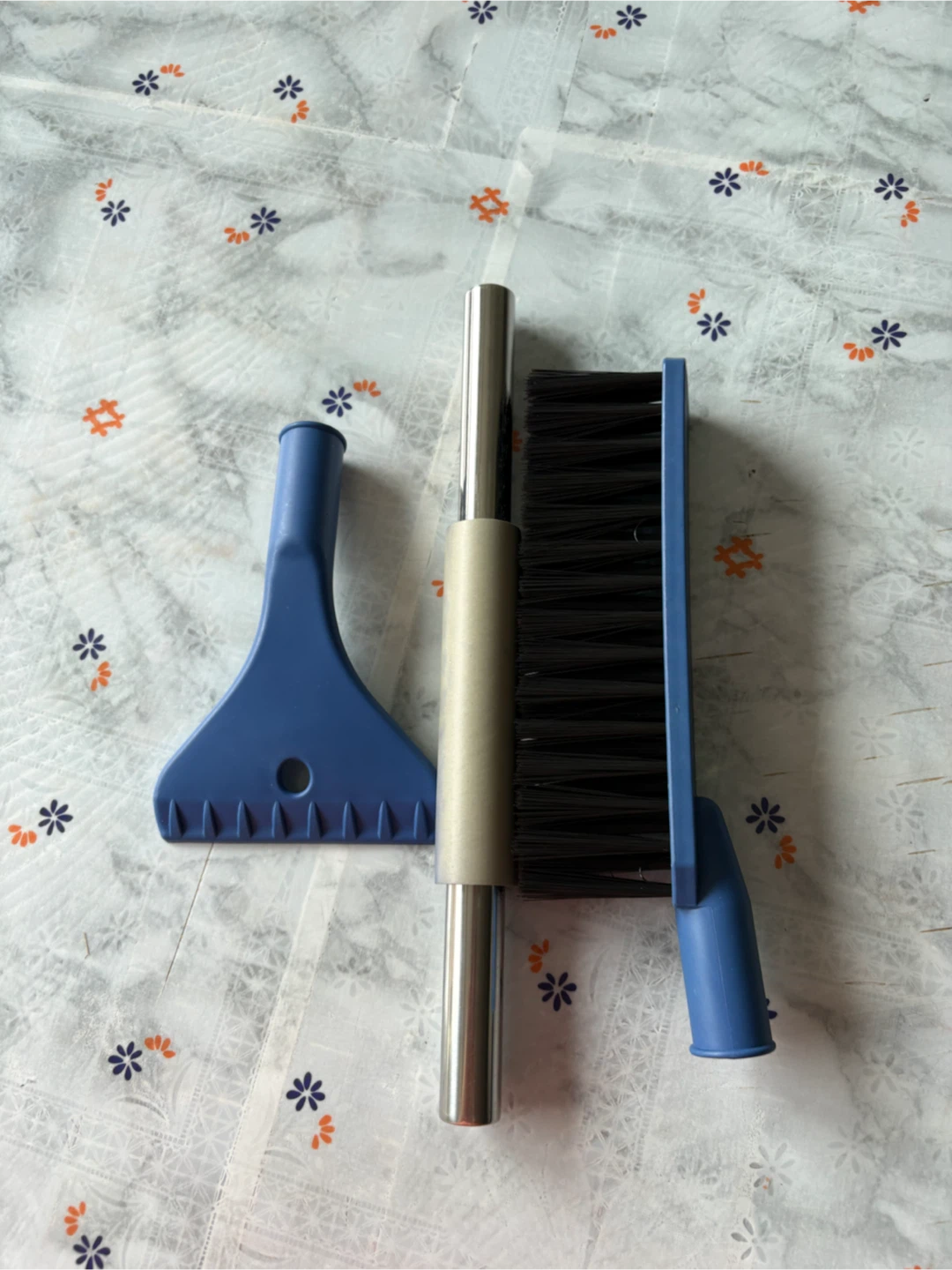 2-in-1 Car Snow Brush & Ice Scraper – Blue - photo 3