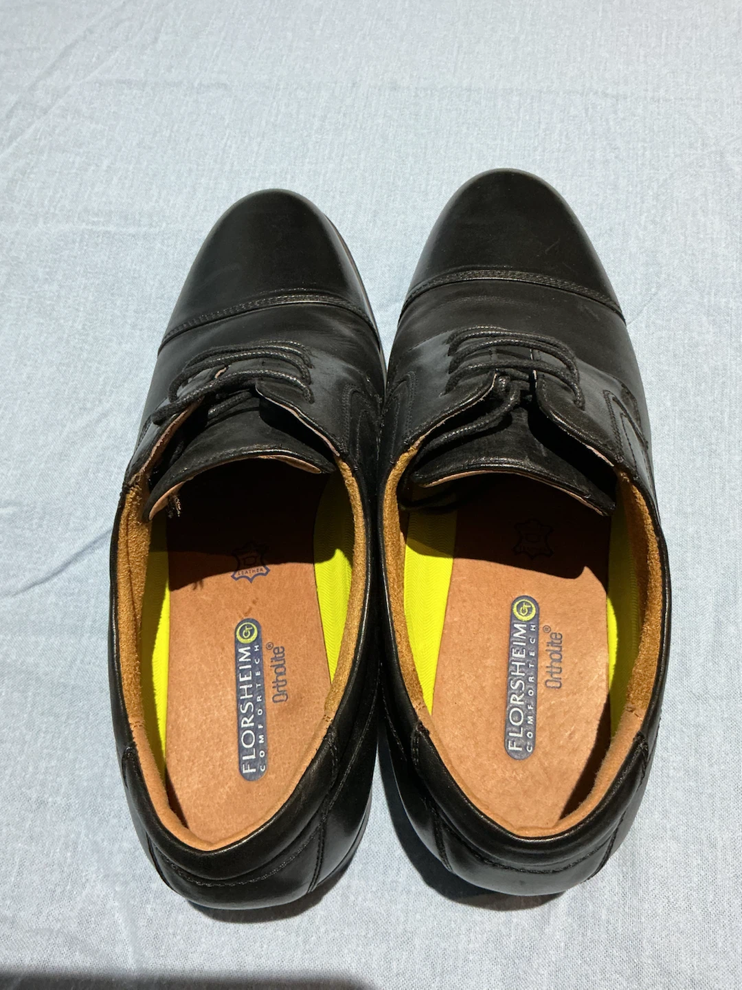 Florsheim Black Leather Oxford Dress Shoes - photo 2